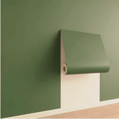 1 Cuộn Giấy Dán Tường Tự Dính Màu Xanh Lá Cây, Chất Liệu PVC, Họa Tiết Mờ Mờ, Dày Chống Thấm Nước, Có Thể Tháo Rời, Thích Hợp Cho Phòng Ngủ, Nhà Bếp, Tủ, Cửa Gỗ Cũ, Trang Trí Nhà Cửa, Làm Mới Đồ Nội Thất, Che Vết Nám, Che Khuyết Điểm, Giấy Dán Tường Vinyl Tự Dính, Giấy Dán Gạch, Trang Trí Tường, Trang Trí Phòng, Giấy Dán Tường, Trang Trí Phòng Ngủ, Trang Trí Nhà Bếp