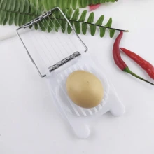 1pc Multi-Function Egg Cutter, Suitable For Hard Boiled Eggs, 2-In-1 Egg Slicer/Divider/Dicer/Cutter, Kitchen Tool Essential - Multicolor - View 6
