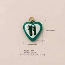 1件 Ings 风格手绘吊坠饰品，14k 铜材质，包含太阳、月亮、小鸟、红靴子、草莓、花朵、黄瓜、心形、芒果等图案元素。防水防褪色，小众高端，适合女性或情侣佩戴，可作为手链吊坠、珠宝吊坠、项链吊坠、夏季珠宝设计、手机链吊坠、钥匙扣吊坠等饰品。 - 彩色 - 查看 25