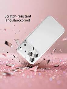 Shockproof Glitter Diamond 6pcs Camera Lens Protector Compatible With IPhone 17/17 Air/17 Pro/17 Pro Max/16/16 Pro/16 Plus/16 Pro Max/16/14 Pro 6.1"/14 Pro Max 6.7", Shiny Tempered Glass Camera Lens Cover, Perfectly Compatible With Apple 14 Pro Max/14 Pro/15/15 Pro Max/15 Pro Mother's Day Gift - Silver - View 5