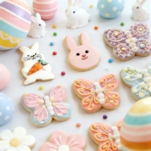 Bộ khuôn cắt bánh quy bằng thép không gỉ chủ đề lễ hội, hình cỏ ba lá, cầu vồng, cốc bia, mũ và ria mép để tự làm bánh quy, fondant, bánh mì kẹp và các món nướng trong nhà bếp. - Bạc - Xem 11