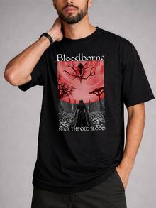 Men T-Shirts - 黑色 - 查看 4