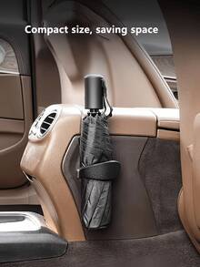 2 piezas Ganchos multifunción para coche, Clip de almacenamiento de paraguas, Colgador para respaldo de asiento, Soporte versátil para paraguas en el maletero, Clips de fijación montados en el coche - Gancho multifuncional para coche - Ver 4