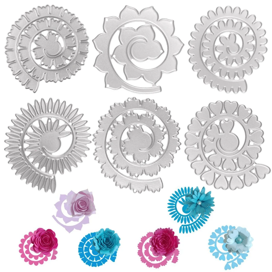 Cetakan Pemotong Logam Bunga Angka 0-9, Cocok untuk Pembuatan Kartu, Embossing, Scrapbooking, Kerajinan Kertas, Pembuatan Kartu, Album Foto, Dekorasi Stempel DIY - MC671+MC1182 - View 1