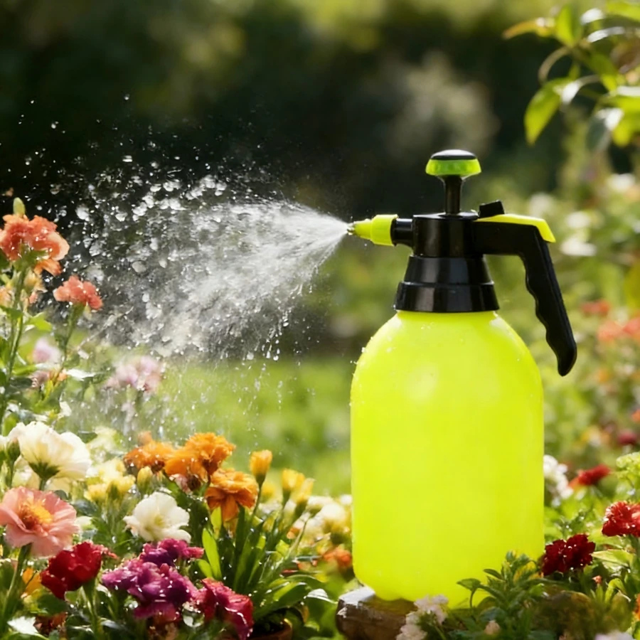 1 pièce Bouteille de pulvérisation sous pression avec buse réglable, idéale pour arroser facilement les plantes et nettoyer les surfaces. Convient pour le jardinage à la maison, les soins des plantes d'intérieur, les pelouses et les jardins extérieurs, ainsi que pour les fleurs, les légumes, les plantes en pot d'intérieur et divers travaux de nettoyage. - Multicolore - Voir 1