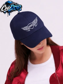 Navy 1pc Unisex Von-Dutchs Print Baseball Cap, Sun Hat, Curved Brim, Dad Cap. Suitable For Daily Use And Outdoor Activities. Outdoor Adjustable Sun Cap. Spring-Summer Travel, Tourism, Beach Vacation Hat. - 藏蓝色 - 查看 3