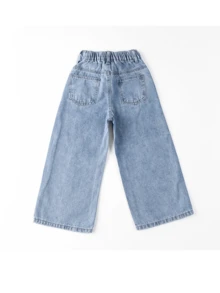 DisneyZootopia Girls' Outfit Set: Straight Leg Casual Jeans And T-Shirt Two-Piece Set With Cartoon Character Prints. Comfortable And Soft Children's Set. Cute New Summer Arrival. Perfect For Daily School, Outings, Sports, And Travel. Ideal Gift. - trắng - Xem 7