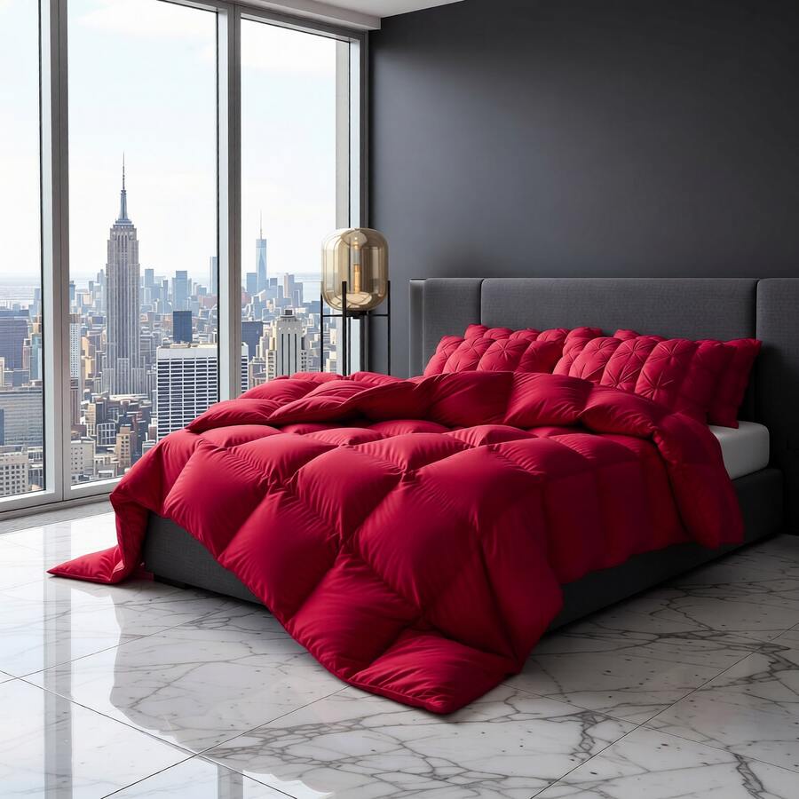 All Season Red Buffalo Plaid Comforter, Four Seasons Universal Red Grid Checkered Duvet Insert, Soft Fluffy Down Alternative Bedding Comforter For Twin Full Queen King Cal King Size Bed, Reversible Lightweight Breathable Quilted Comforter For Farmhouse Cabin Bedroom Guest Room Dorm Hotel Home Decor, Machine Washable Skin-Friendly Comforter With Brushed Microfiber Cover & Premium Fill, No Shrinkage No Fading No Clumping Year Round Use Bedding, Warm Winter Cool Summer Fit Red Checkered Comforter For Adults Kids, Ultra Cozy Fluffy Plaid Bedding For Home Upgrade, Easy Care Wrinkle Resistant Red Grid Duvet Insert For All Bed Sizes, Vintage Classic Checkered Red Plaid Bedding For Daily Use & Holiday Gift, Premium Red Plaid Comforter With Long Lasting Fluffiness, Breathable All Weather Duvet Insert For Restful Sleep All Year Round - 紅色 - 查看 1