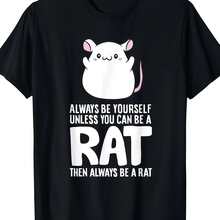 Cotton Printed T-Shirts-Gifts For Family And Friends-Suitable For Gym And Daily Wear, Machine Washable Gift For Boyfriend, Round Neck T-Shirt For All Seasons, Moisture Absorption And Sweat Wicking, Casual Daily Style, Large T-Shirt For Ladies, Women Plus Size Outdoors In Summer - 黑色 - 查看 1