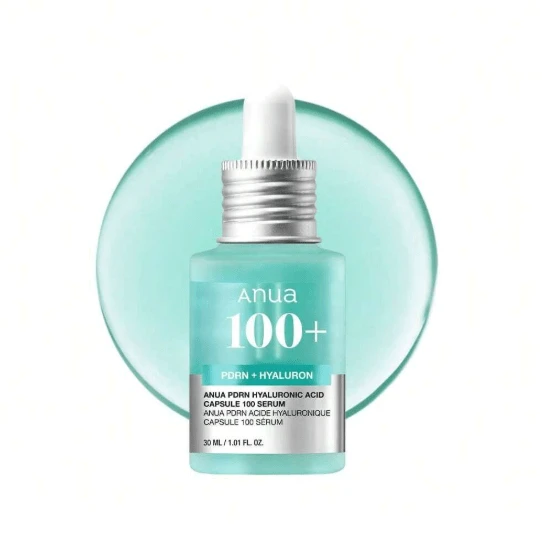 Anua PDRN Hyaluronic Acid Capsule 100 Serum - Radiant Face Serum, Hyaluronic Acid, Hydration, Moisture Plumping Effect, Natural Color, Fragrance Free, Korean Skincare - 30毫升 - 查看 1