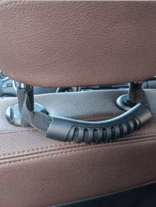 2个通用型汽车头枕扶手，后座靠背扶手，耐用安全握把 - 通用汽車頭枕把手 - 查看 9