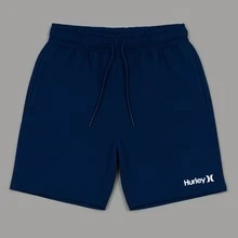 KIT OF 3 HURLEY BASIC SURFING SHORTS, TACTEL ELASTANE BERMUDA SHORTS, DRY FIT, SUMMER, LIGHTWEIGHT, SKATEBOARDING - 黑色,藍色和白色 - 查看 5