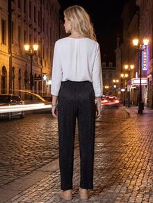 Women Pants - BLACK D1012 - View 3