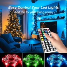 100ftLED Lights For Bedroom, With 44-Key Remote Control LED Strip Lights Cuttable & Dimmable Color Changing RGB Lights, LED Light Strip For Room, TV Backlight  Kitchen  Bar  Gaming  Christmas  Party Decor - Multi-color light - View 4