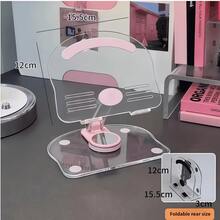 亚克力360度旋转平板电脑支架，可调节手机支架，可折叠防滑支架，适用于iPad Pro、Air、Mini，兼容4.7-13英寸设备 - 查看 7