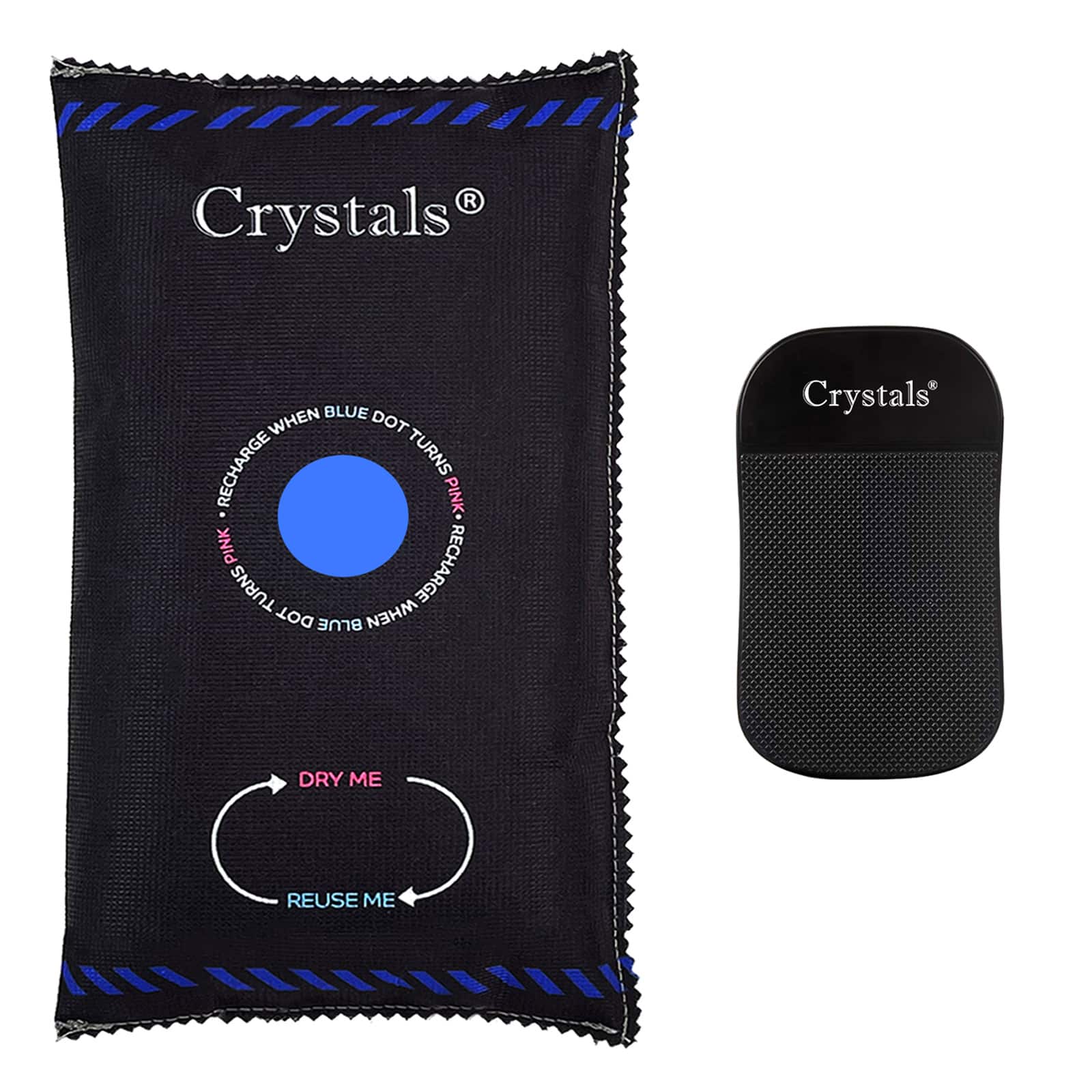 Crystals Reusable Dehumidifier Bag With Moisture Absorber Pad For Car & Home - View 1