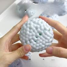 Fluid Mochi Handmade Stress Ball – Popping Beads Sensory Toy, Squeeze Fidget For Anxiety Relief - Green - View 2