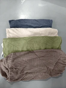 1件/2件装纯色沙发脚凳套，适用于客厅家居装饰，弹力防尘凳套，适用于酒店、酒吧、卧室 - 深咖 - 查看 4