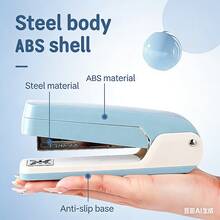 Hasbro 大型360°旋转订书机，设计便捷，时尚办公/学生订书机，高品质12号订书钉 - 單件 - 查看 6