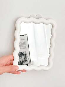 Compact Foldable Makeup Mirror, Portable Tabletop Mirror With Dopamine Color, 90° Adjustable Stand And Wall Mount, Suitable For Bedroom Or Travel, Perfect Gift For Women, Mothers And Friends, Applicable For School Decor, Campus Surprise, Dorm Decor, Back To School Home Decor, Room Decor And School Supplies - Multicolor - View 7