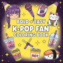 K-POP 氛围大胆简易图案成人涂色书可爱绘画书派对和生日完美礼物 - 簡單k-pop - 查看 12