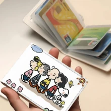 史努比可爱卡通驾驶证夹二合一车辆登记证和驾驶证套，时尚 - 彩色 - 查看 5