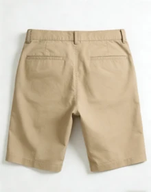 Men's Bermuda Shorts With Knife Pockets PLUS SIZE - Khaki - View 2