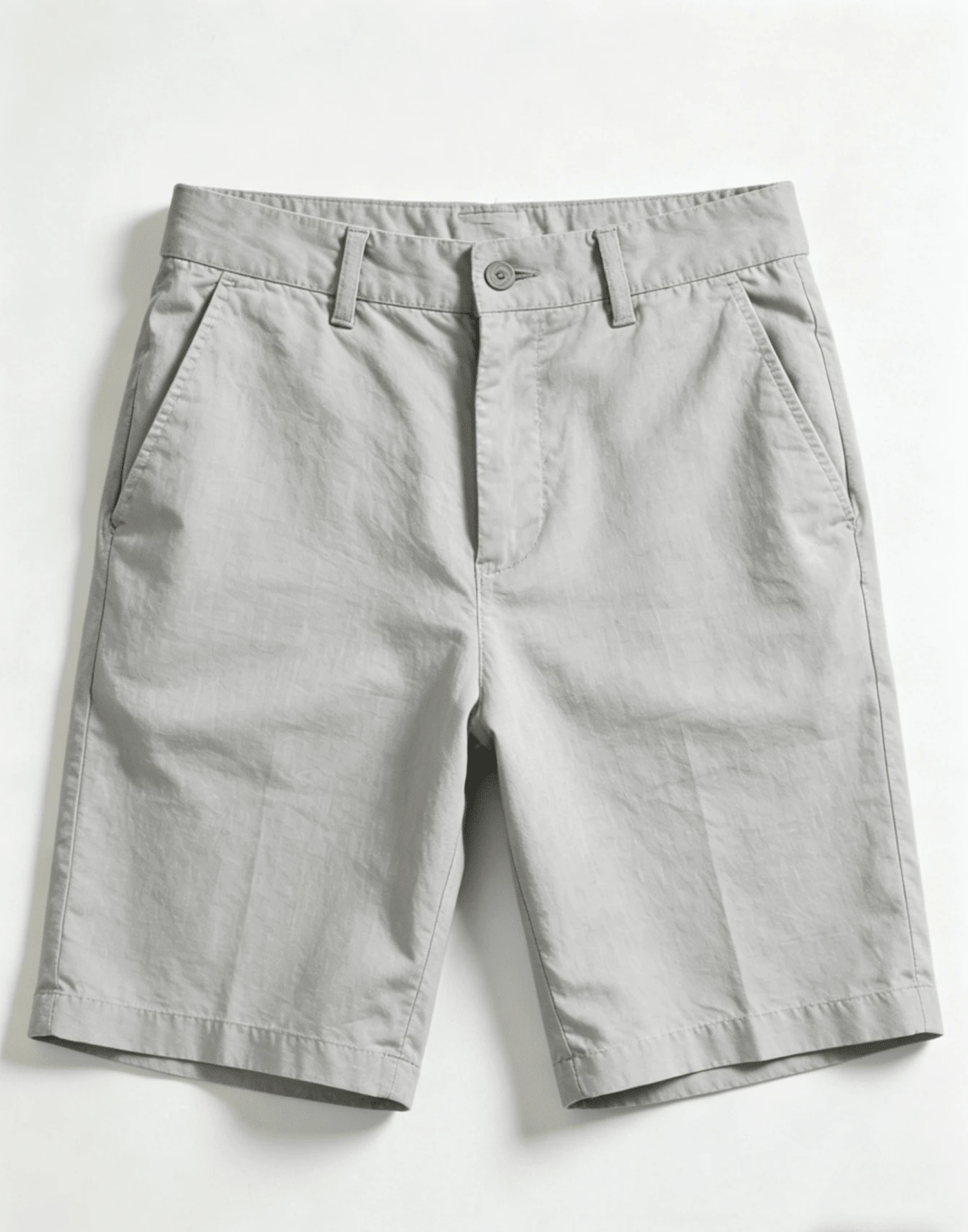 Men's Bermuda Shorts With Knife Pockets PLUS SIZE - Light Grey - View 1