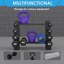 Dumbbell Rack Home Gym Weight Rack Dumbbell Storage Rack Multi-Layer Weights Holder - Default - View 5