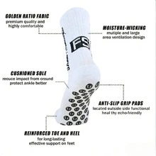 2/5/10/20 Pairs Men's Thick Non-Slip Durable Sports Socks, Suitable For Football, Basketball, American Football, Cycling, Running And Other Sports, Also Suitable For Fitness And Autumn Wear - Multicolor - View 2