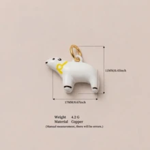 Mặt dây chuyền hình động vật tráng men độc đáo, chất liệu đồng 14k, với các họa tiết như cá nhỏ, ngựa, ếch, chim, chó, hươu, v.v. Chống thấm nước và chống phai màu, phù hợp cho nữ giới hoặc các cặp đôi, độc đáo và cao cấp, phụ kiện mặt dây chuyền vòng tay, mặt dây chuyền trang sức, phụ kiện mặt dây chuyền vòng cổ, thiết kế trang sức mùa hè, phụ kiện mặt dây chuyền dây chuyền điện thoại di động, phụ kiện mặt dây chuyền móc khóa. - Nhiều màu - Xem 15