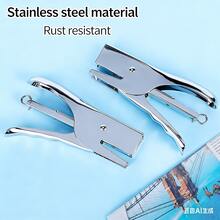 Hasbro Grapadora de oficina manual ergonómica, grapadora metálica con capacidad para 6 hojas - Una pieza - Ver 7