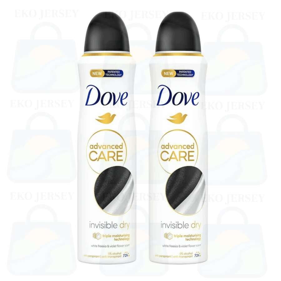 Dove Advanced Antiperspirant Deodorant Spray Invisible Dry 150 Ml/5.07 Oz Pack Of 2 - 多樣化香型 - 查看 1