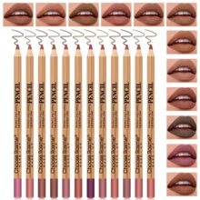 12-Piece Liquid Lipstick Set And 12/24-Piece Professional Lip Liner Combination, Matte Silky Lip Makeup Set, Suitable For Creating A Well-Defined Lip Effect, Long-Lasting Waterproof, Non-Stick Cup Lip Color, Women's Gift Set, Butterfly Shiny Shell, Is The Perfect Gift Choice For Christmas. Easter Gift - Nhiều màu - Xem 4