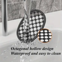 No Drill Bathroom Soap Dish Drain Soap Box, Non-Deformable, Suitable For Bathroom And Kitchen Countertop, Easy To Clean - 1 - View 3