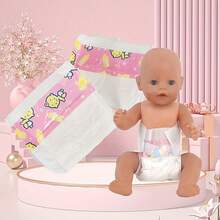 Realistic Doll Diaper, Doll Accessories, Children's Toy Accessories, Best Children's Gift For Halloween, Christmas, New Year (Doll Not Included) - Multicolor - View 5