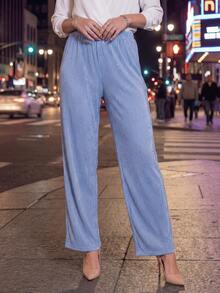 Women Pants - Sky Blue - View 6