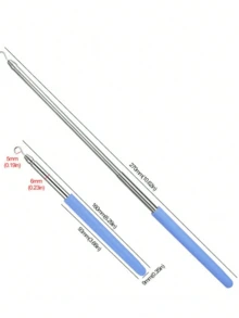1个不锈钢手链扣辅助器，珠宝手链扣辅助工具，便携式珠宝钩扣工具，可调节手链扣配件 - 女士易用珠宝辅助工具 - 多色 - 查看 3