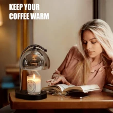 Candle Warmer Lamp With Timer & Dimmable Brightness - Adjustable Height,For New Home Bedroom, Gifts For Women With 1 * 50W Bulbs - 1PC - View 4