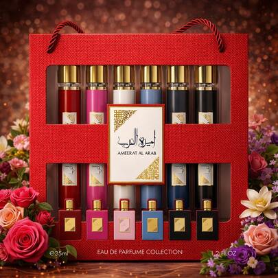 5-Piece Women's Perfume Gift Set – Travel Size Eau De Parfum Collection – Fresh, Sweet Floral Fragrances – Long Lasting