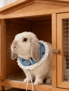 Adjustable Rehabilitation Collar For Small Pets, Rabbit,Rabbit Stuff,Rabbit Supplies, Small Pet Supplies,Protective Collar For Sugar Gliders, Puppy Care,Guinea Pigs, And Rabbits. Gentle Rehabilitation Collar, Pet Collar, Head Cap, Anti-Bite, Anti-Licking, And Anti-Escape, Skin-Friendly And Comfortable. - MultiWarna - View 9
