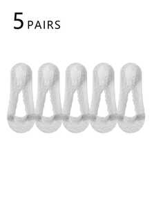 5 đôi tất nữ dáng nông, chất liệu cotton pha, viền ren, chống trượt bằng silicon, mỏng nhẹ, thoáng khí, thích hợp mặc hàng ngày vào mùa hè. - Nhiều màu - Xem 14