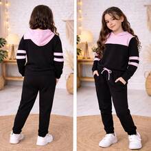 "Fun And Comfortable Girls' Sweatshirt" (4 To 14 Years Old) - Rosa - Ver 1