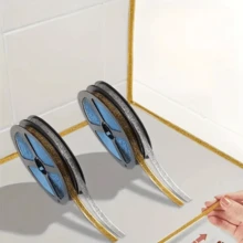 2pcs/Set 6m/236.22in Self-Adhesive Corner Guard Tape | Plastic Edge Protector, No Glue Needed - Easy Tear And Stick Design, Suitable For Tile And Floor Protection, Corner Guards For Living Room, Kitchen, Bathroom - A - View 8