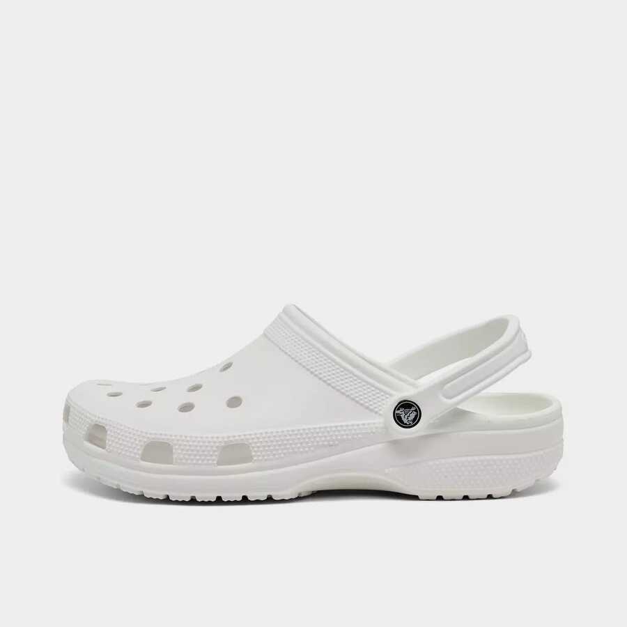 Unisex Crocs Classic Clog Shoes Men's White 10001C-100 - White - View 1