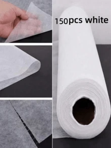50片/卷 一次性床单 - 无纺布材质，无香型，尺寸70x53厘米，适用于美容院、水疗中心、按摩床、纹身工作室、按摩床罩 | 质地柔软 | 一次性使用 - 白色 - 查看 13