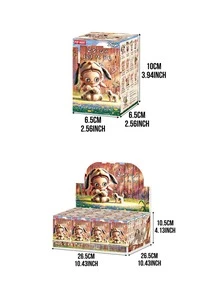 Zsiga "Let It Be" Series Collectible Figure - Puppy Costume Design, Artistic Cartoon Decor, Cute Anime Toy, Suitable For Collectors And Teenagers, Perfect Home/Desktop Display Gift - Multicolor - View 4