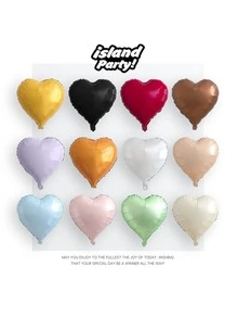 1 quả bóng bay hình trái tim mạ vàng có thể tùy chỉnh, in tên, bóng bay hình trái tim mờ, bóng bay ngày Valentine, bóng bay sinh nhật cá nhân hóa, bóng bay tùy chỉnh, bóng bay tự thiết kế, hộp đựng khi đi du lịch - Nhiều màu - Xem 2