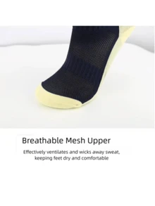 2 Pairs Football/Soccer Socks, World Cup Sports Anti-Slip Bottom Socks, Professional Sports Football Socks With Dot Grip On Sole, Breathable Mid-Calf Socks For Men & Women - Multicolor - View 5