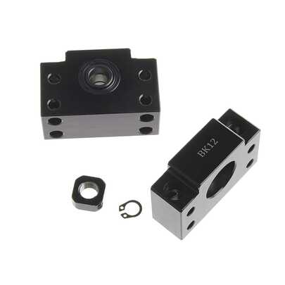 Kit Mancais Bk12 E Bf12 Para Fuso Esfera 16mm Sfu1605 / Bkbf
